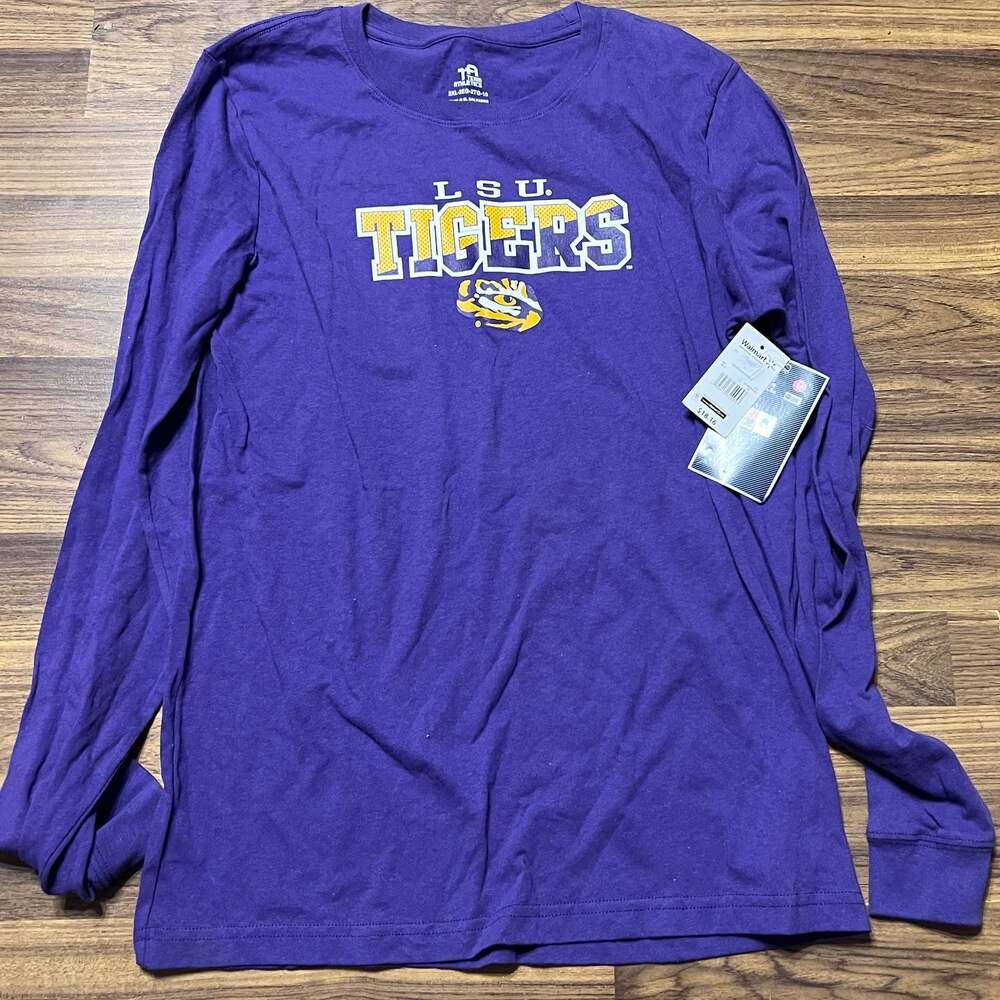 LSU Tigers Shirt Long Sleeve Size 2X Team Athletics